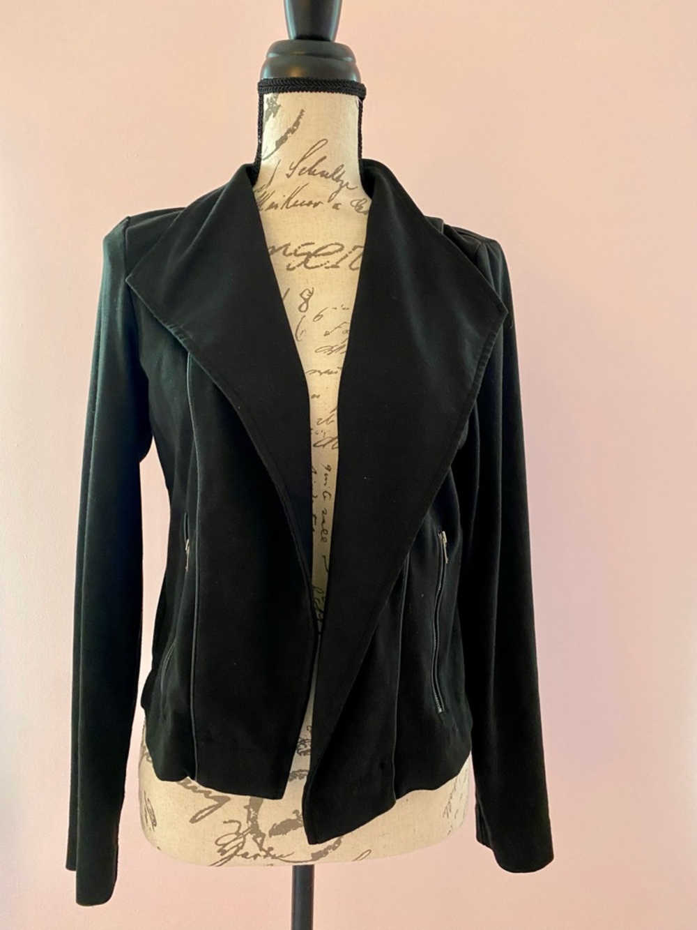 Banana Republic Black Open-Front Women's Blazer Jacket